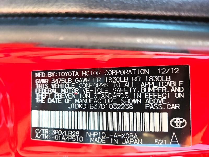 Продажа на аукционе авто 2013 Toyota Prius C, vin: JTDKDTB37D1032238, номер лота: 64835266