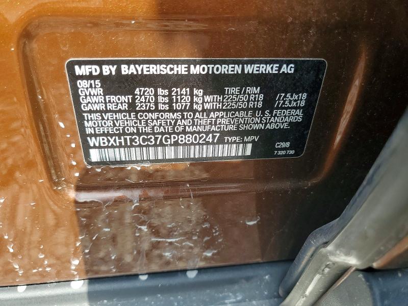 Aukcja sprzedaży 2016 Bmw X1, vin: WBXHT3C37GP880247, numer aukcji: 65655396