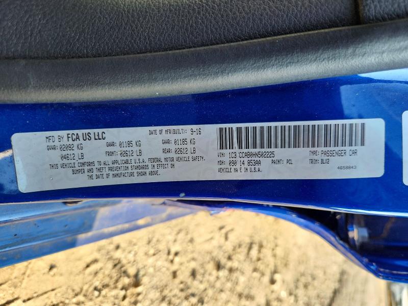 Aukcja sprzedaży 2017 Chrysler 200, vin: 1C3CCCAB0HN502225, numer aukcji: 64446346