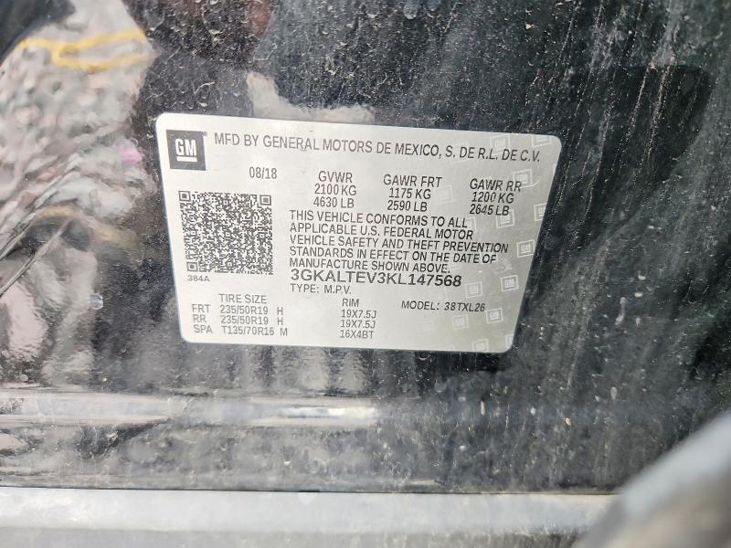 Aukcja sprzedaży 2019 Gmc Terrain, vin: 3GKALTEV3KL147568, numer aukcji: 64721426