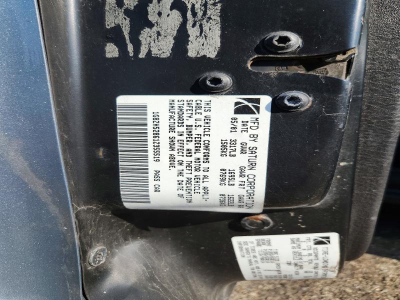 65346676 :رقم المزاد ، 1G8ZH52861Z355519 vin ، 2001 Saturn Sl1 مزاد بيع