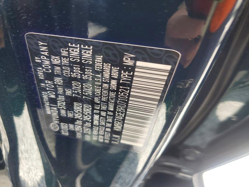2024 Hyundai Palisade მანქანა იყიდება აუქციონზე, vin: KM8R74GE8RU710521, აუქციონის ნომერი: 65054796