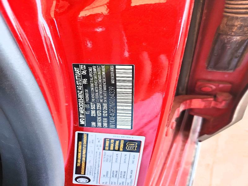 2022 Mercedes-benz C მანქანა იყიდება აუქციონზე, vin: W1KAF4GB2NR064339, აუქციონის ნომერი: 63656246