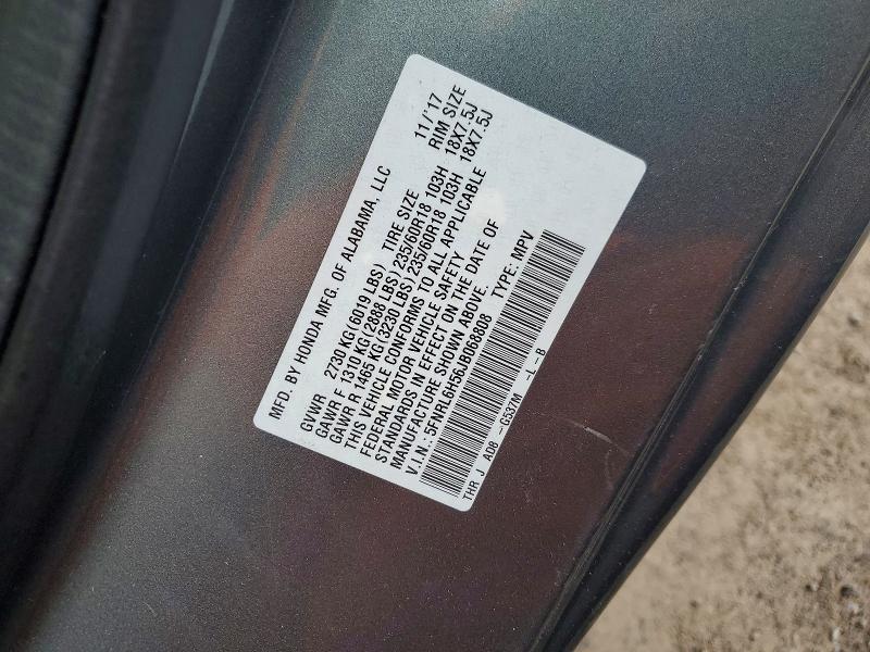 Продаж на аукціоні авто 2018 Honda Odyssey, vin: 5FNRL6H56JB068808, номер лоту: 64387276