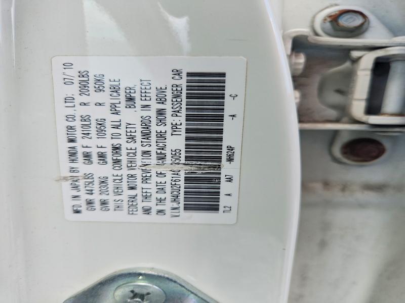 Auction sale of the 2010 Acura Tsx, vin: JH4CU2F61AC035055, lot number: 64273416