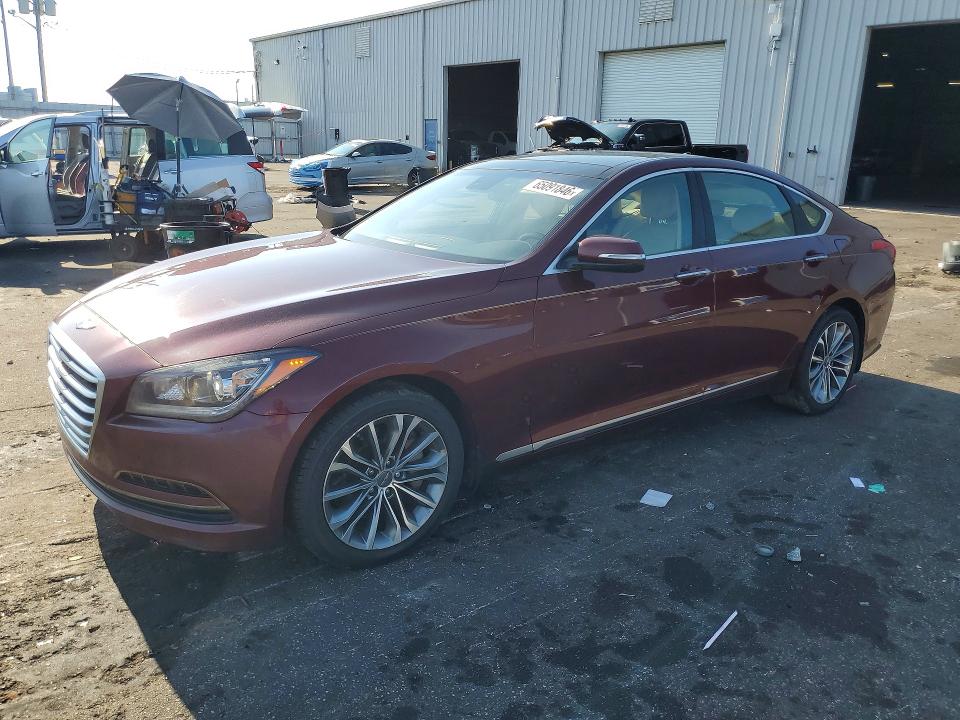 2015 Hyundai Genesis მანქანა იყიდება აუქციონზე, vin: KMHGN4JE5FU080555, აუქციონის ნომერი: 65091846