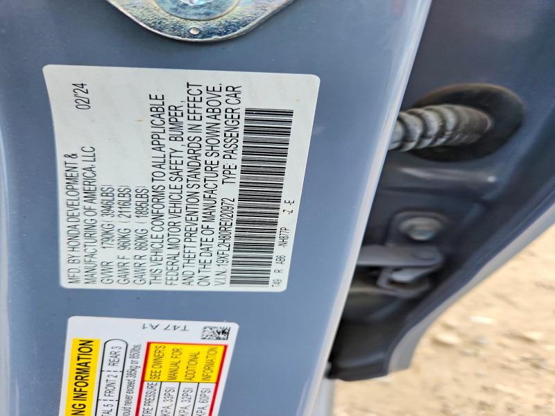 Aukcja sprzedaży 2024 Honda Civic, vin: 19XFL2H80RE020972, numer aukcji: 65569806