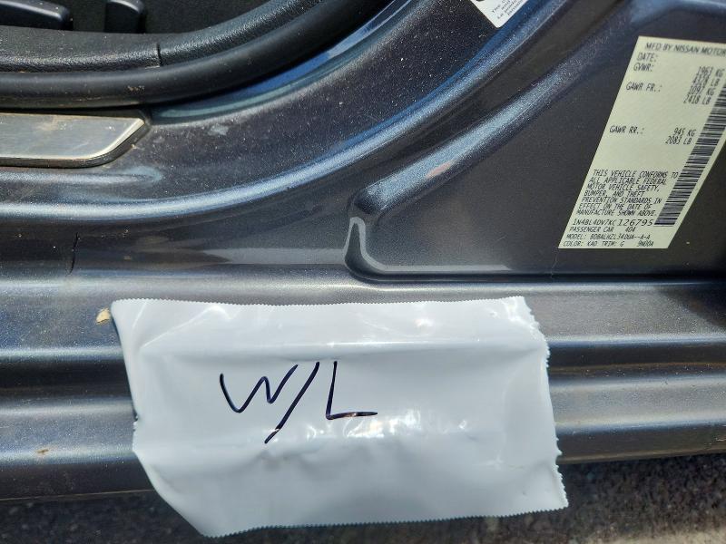 Aukcja sprzedaży 2019 Nissan Altima, vin: 1N4BL4DV7KC126795, numer aukcji: 66484206