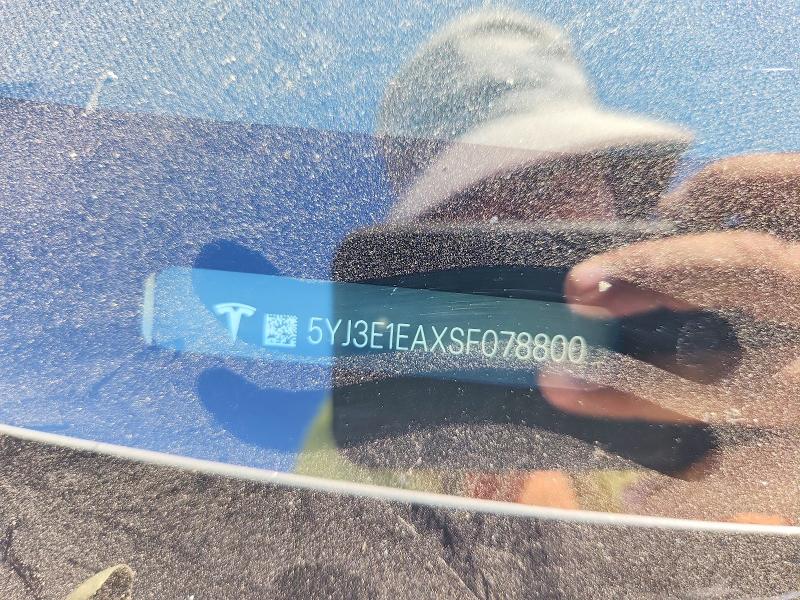 Aukcja sprzedaży 2025 Tesla Model 3, vin: 5YJ3E1EAXSF078800, numer aukcji: 65865106