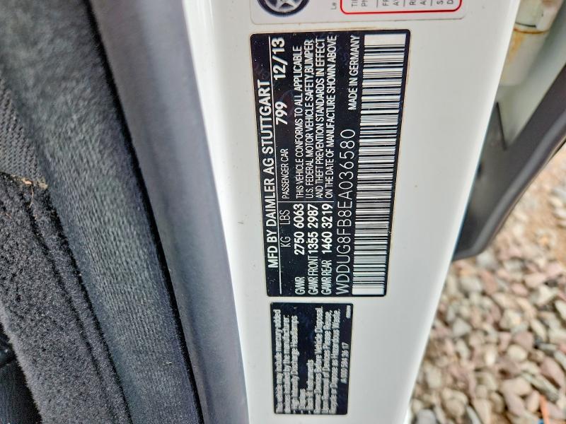 Продаж на аукціоні авто 2014 Mercedes-benz S, vin: WDDUG8FB8EA036580, номер лоту: 66341036