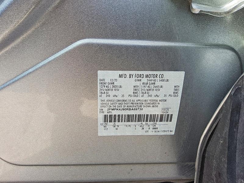 Продаж на аукціоні авто 2024 Ford Edge, vin: 2FMPK4J90RBA69730, номер лоту: 63949986