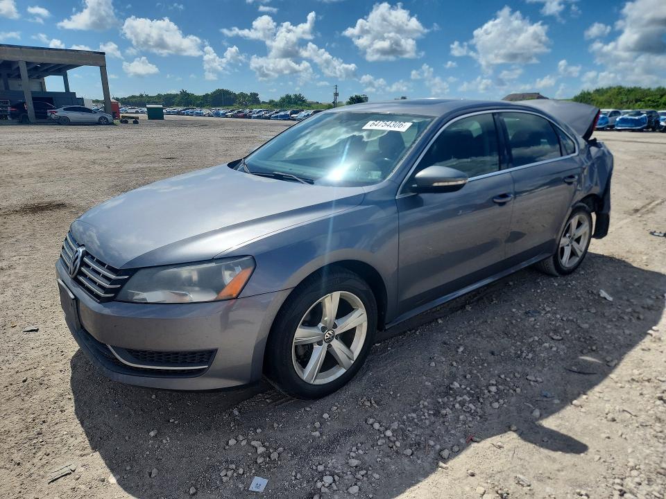 2012 Volkswagen Passat მანქანა იყიდება აუქციონზე, vin: 1VWBN7A37CC044945, აუქციონის ნომერი: 64754306