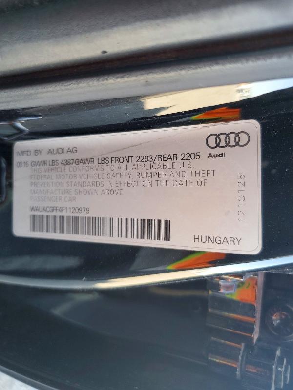Продажа на аукционе авто 2015 Audi A3, vin: WAUACGFF4F1120979, номер лота: 66792566