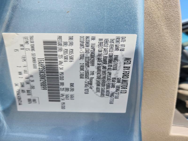 64271246 :رقم المزاد ، 1FAHP35N38W298899 vin ، 2008 Ford Focus مزاد بيع