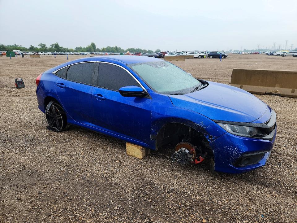 64992586 :رقم المزاد ، 19XFC2F83LE022001 vin ، 2020 Honda Civic مزاد بيع