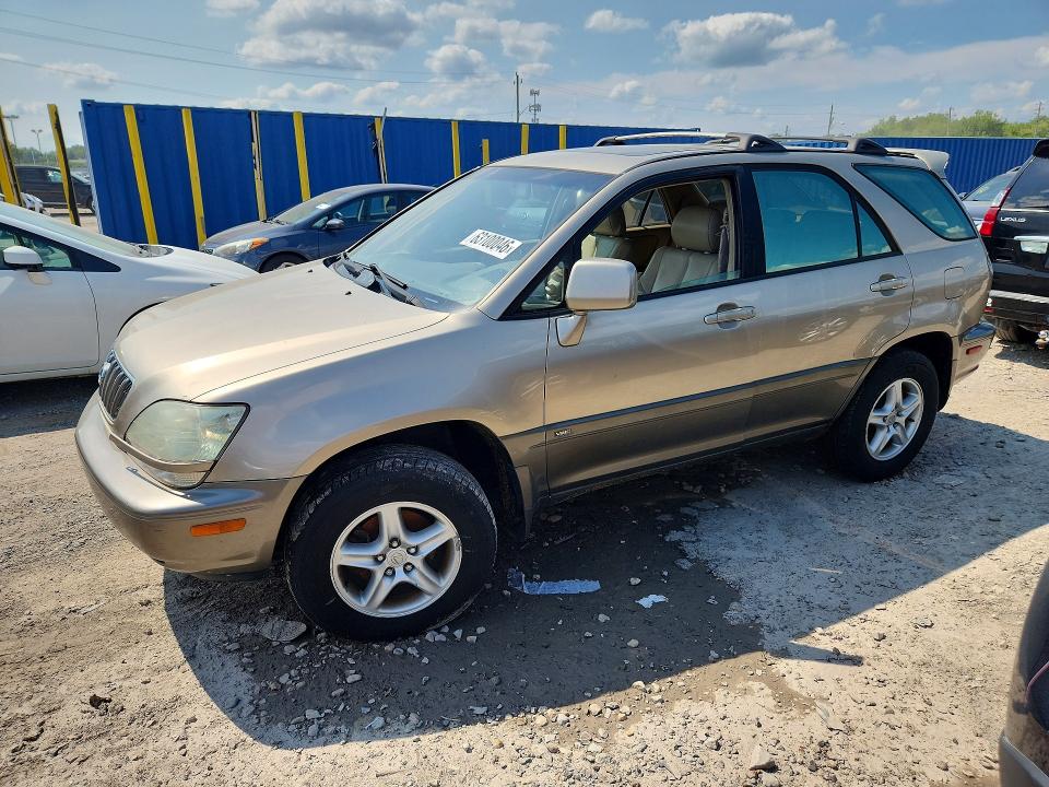 63100046 :رقم المزاد ، JTJHF10U510213857 vin ، 2001 Lexus Rx مزاد بيع
