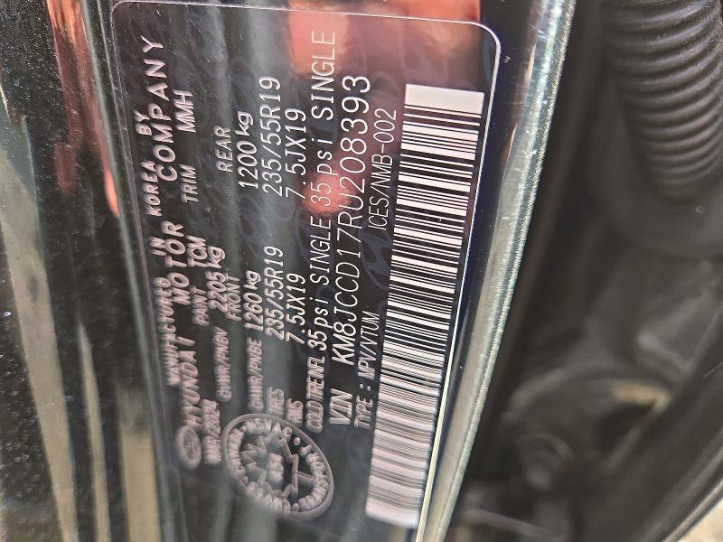 63492476 :رقم المزاد ، KM8JCCD17RU208393 vin ، 2024 Hyundai Tucson مزاد بيع