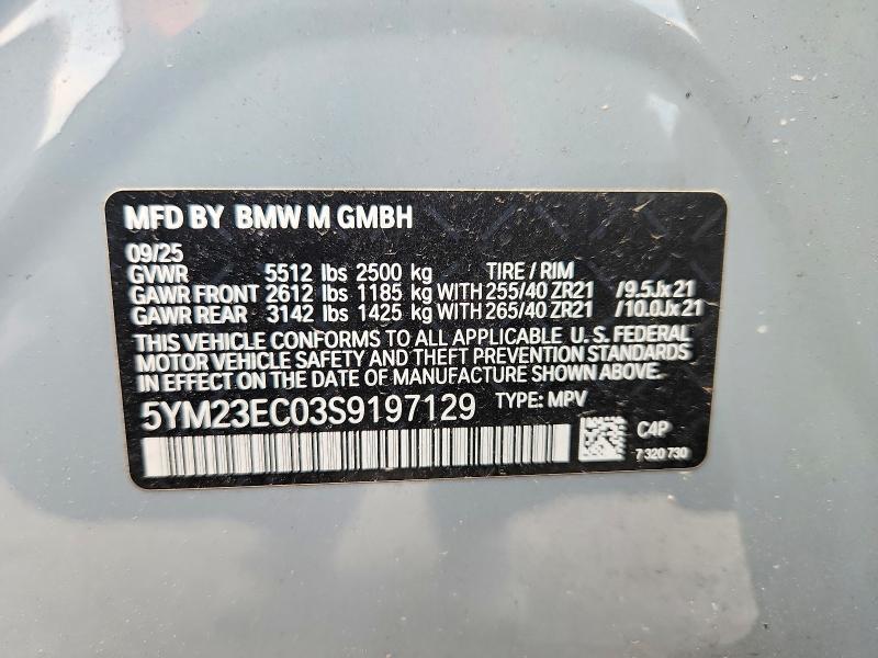 Aukcja sprzedaży 2025 Bmw X4, vin: 5YM23EC03S9197129, numer aukcji: 61883126