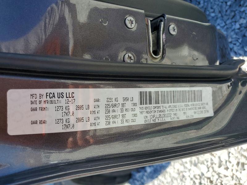 Продаж на аукціоні авто 2018 Jeep Cherokee, vin: 1C4PJLLB5JD612232, номер лоту: 66769066