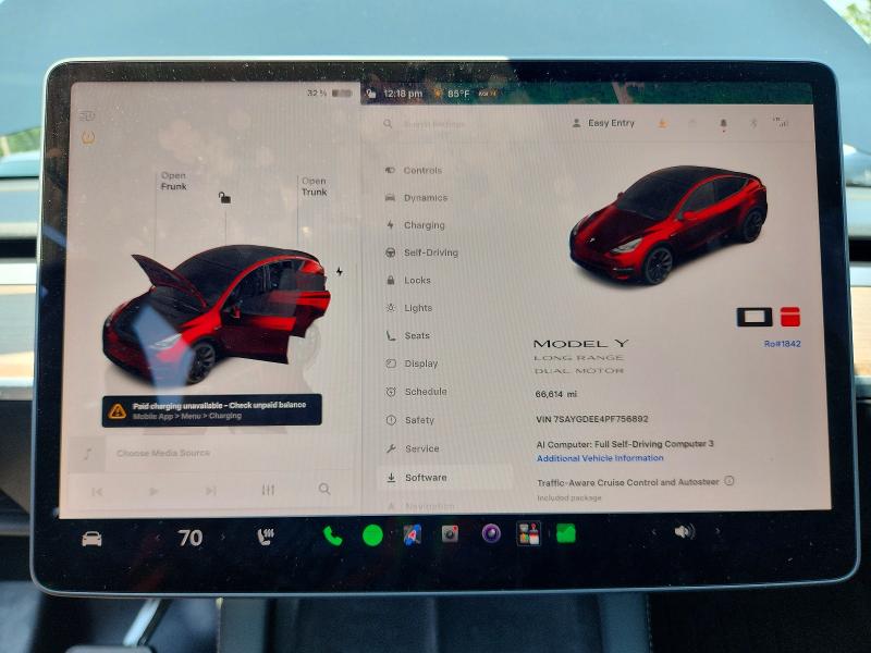 Продаж на аукціоні авто 2023 Tesla Model Y, vin: 7SAYGDEE4PF756892, номер лоту: 64065176