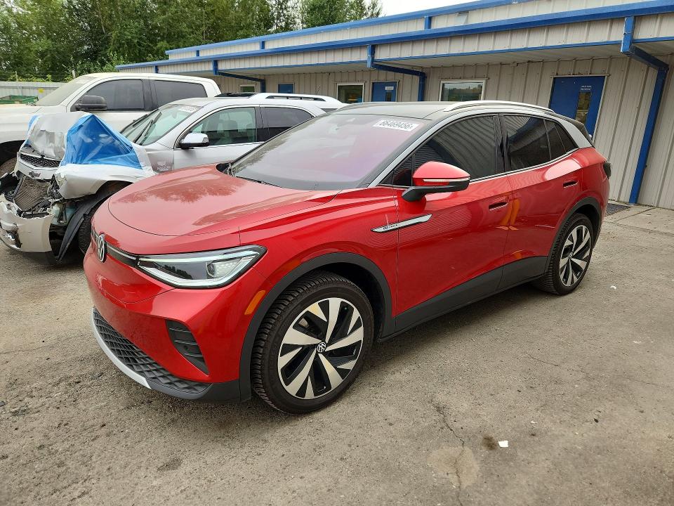 2021 Volkswagen Id.4 მანქანა იყიდება აუქციონზე, vin: WVGUNPE2XMP064688, აუქციონის ნომერი: 66469456