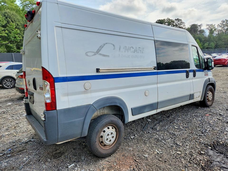 2018 Ram Promaster 3500 მანქანა იყიდება აუქციონზე, vin: 3C6URVHG0JE116837, აუქციონის ნომერი: 70717666