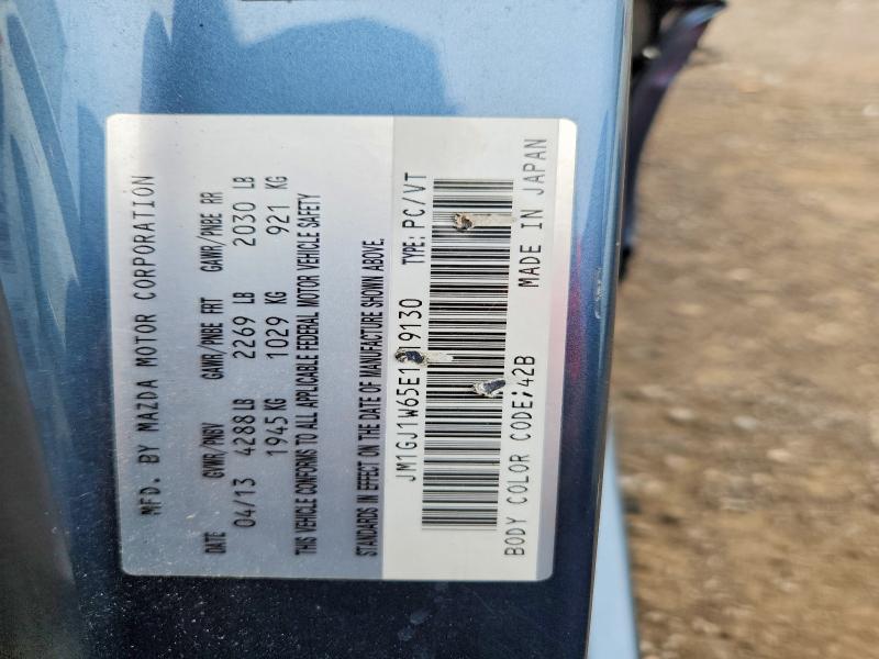 Продажа на аукционе авто 2014 Mazda 6, vin: JM1GJ1W65E1119130, номер лота: 63750456