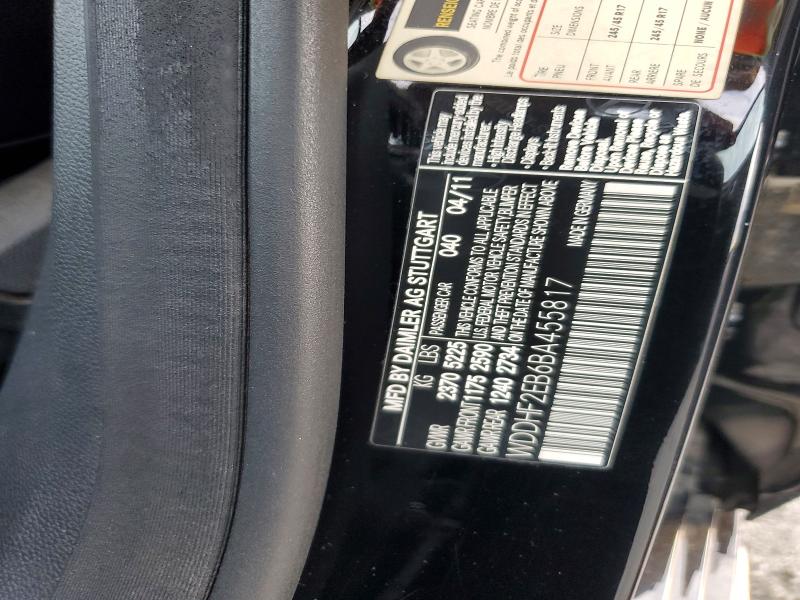 64967316 :رقم المزاد ، WDDHF2EB6BA455817 vin ، 2011 Mercedes-benz E مزاد بيع