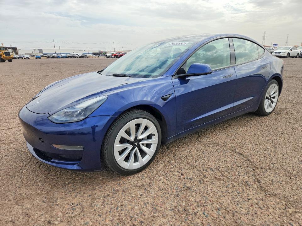 Продаж на аукціоні авто 2022 Tesla Model 3, vin: 5YJ3E1EA2NF304347, номер лоту: 63444426