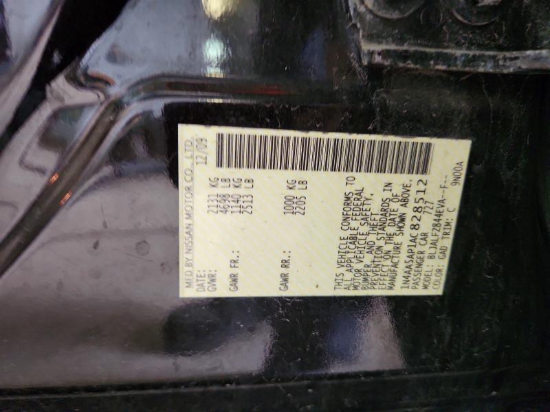 Продаж на аукціоні авто 2010 Nissan Maxima, vin: 1N4AA5AP1AC828512, номер лоту: 64019286