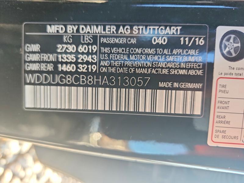 Продаж на аукціоні авто 2017 Mercedes-benz S, vin: WDDUG8CB8HA313057, номер лоту: 67003056