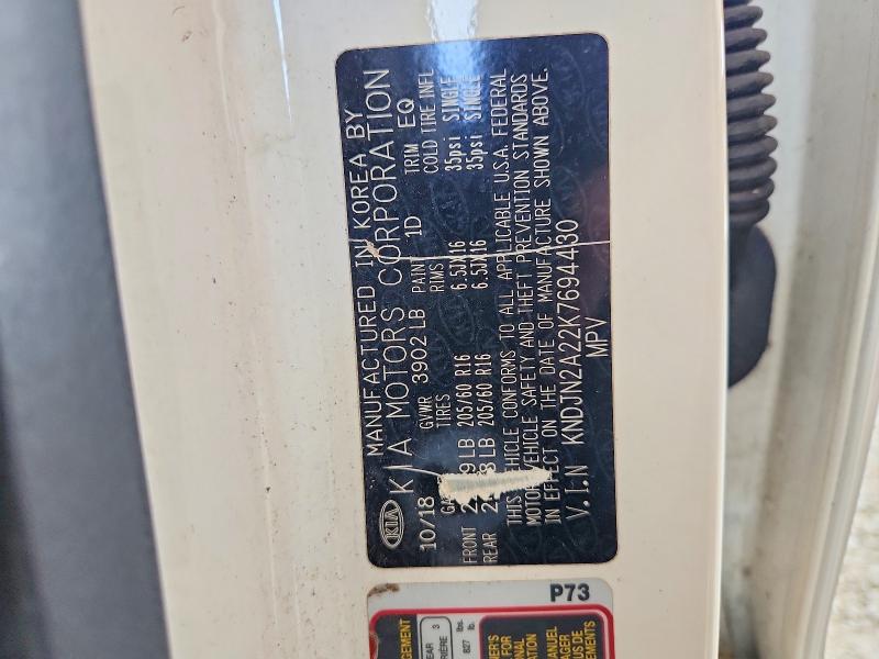 Продаж на аукціоні авто 2019 Kia Soul, vin: KNDJN2A22K7694430, номер лоту: 66516456