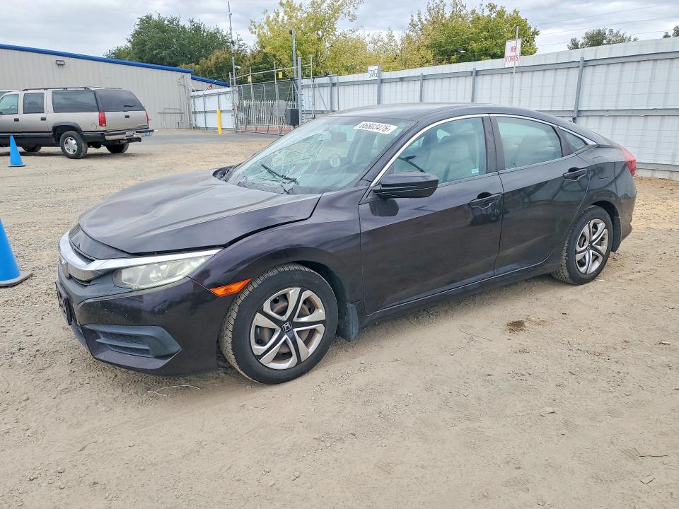 66803476 :رقم المزاد ، 19XFC2F52GE213873 vin ، 2016 Honda Civic مزاد بيع