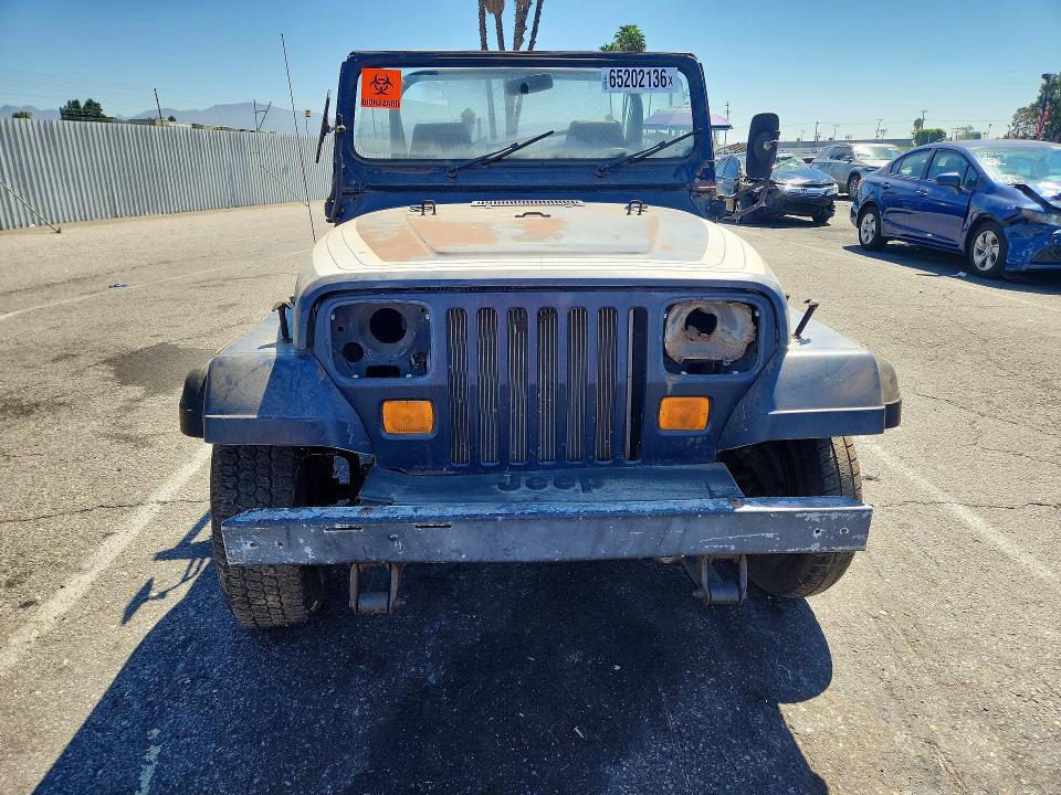1987 Jeep Wrangler მანქანა იყიდება აუქციონზე, vin: 2BCCV81KXHB524829, აუქციონის ნომერი: 65202136