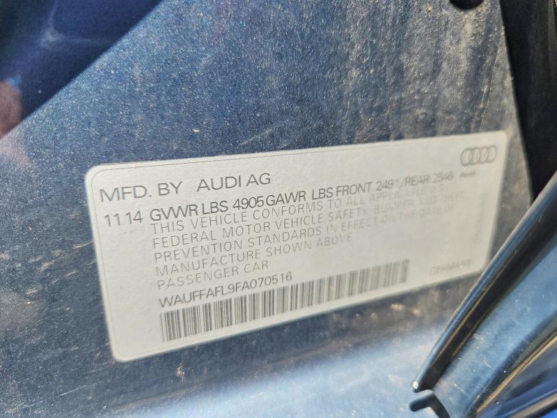Продаж на аукціоні авто 2015 Audi A4, vin: WAUFFAFL9FA070516, номер лоту: 63503456