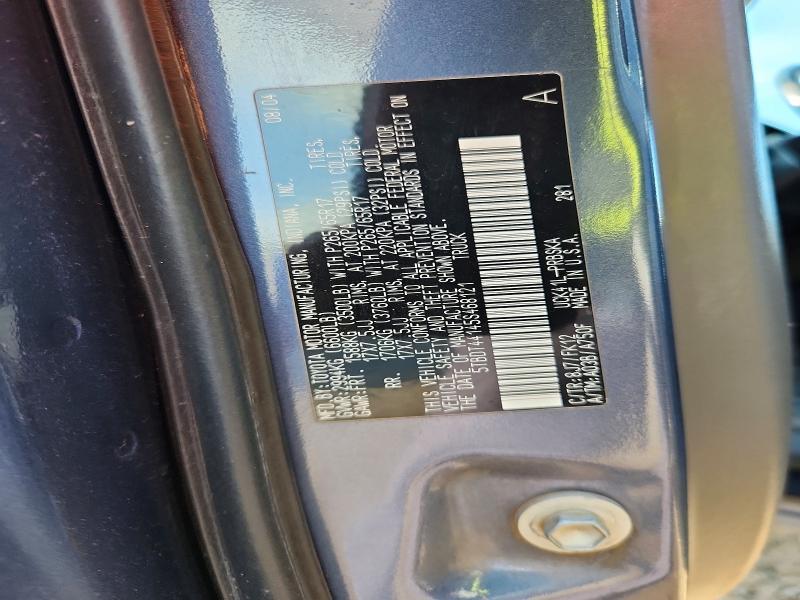 Aukcja sprzedaży 2005 Toyota Tundra, vin: 5TBDT44145S468121, numer aukcji: 65624416