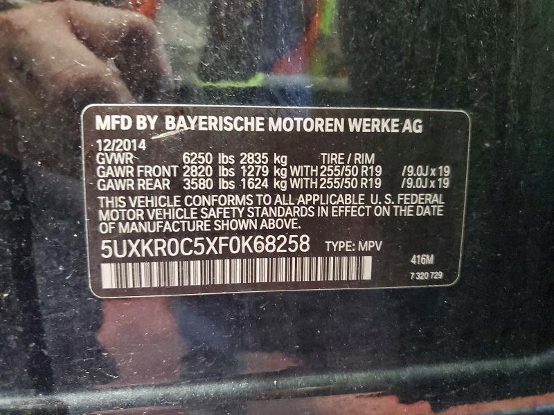Продажа на аукционе авто 2015 Bmw X5, vin: 5UXKR0C5XF0K68258, номер лота: 64799456