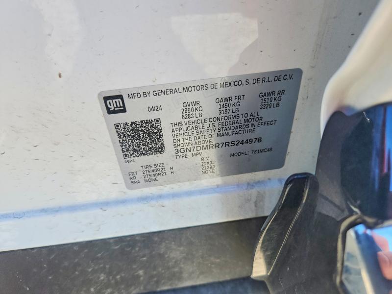 2024 Chevrolet Equinox მანქანა იყიდება აუქციონზე, vin: 3GN7DMRR7RS244978, აუქციონის ნომერი: 66788966
