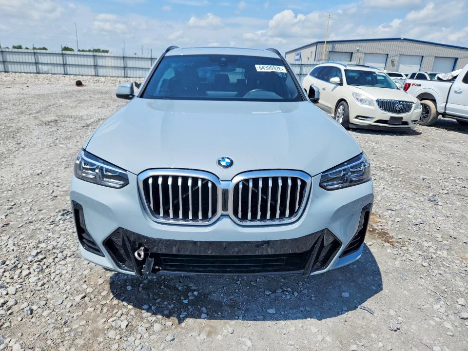 2022 Bmw X3 მანქანა იყიდება აუქციონზე, vin: 5UX53DP05N9K83815, აუქციონის ნომერი: 64990926