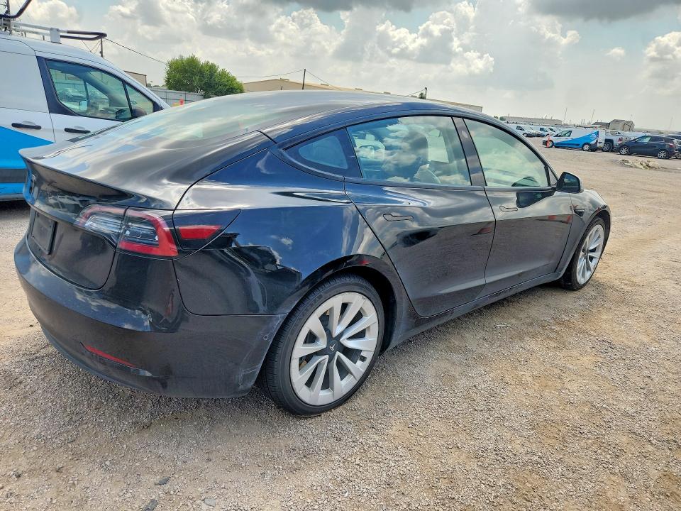 2022 Tesla Model 3 მანქანა იყიდება აუქციონზე, vin: 5YJ3E1EA7NF187719, აუქციონის ნომერი: 63419806