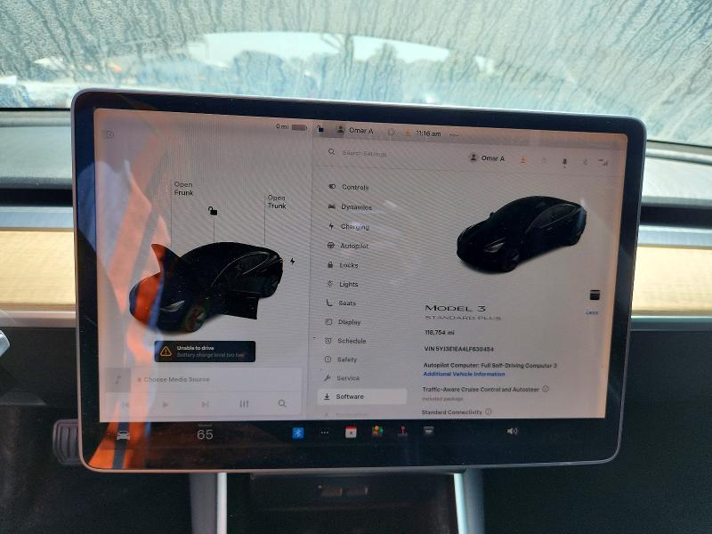 Продаж на аукціоні авто 2020 Tesla Model 3, vin: 5YJ3E1EA4LF630454, номер лоту: 62880556