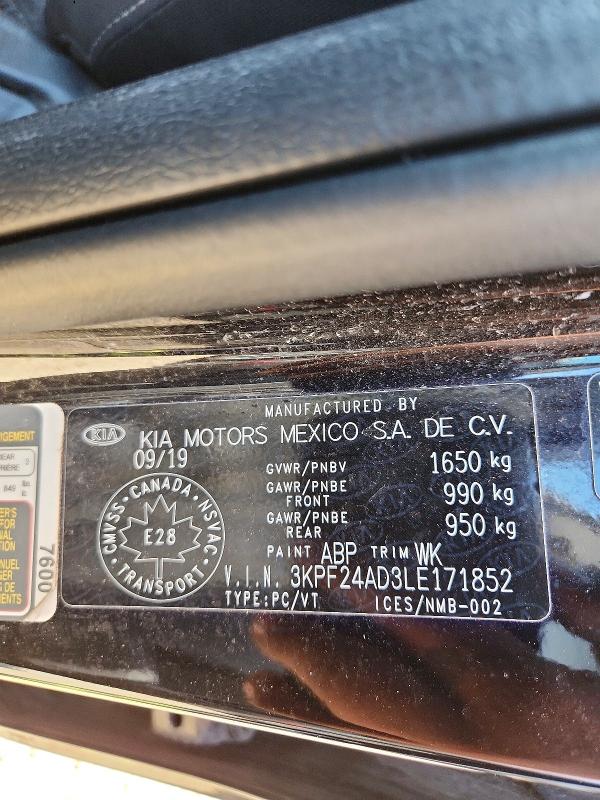 Продажа на аукционе авто 2020 Kia Forte, vin: 3KPF24AD3LE171852, номер лота: 66084516