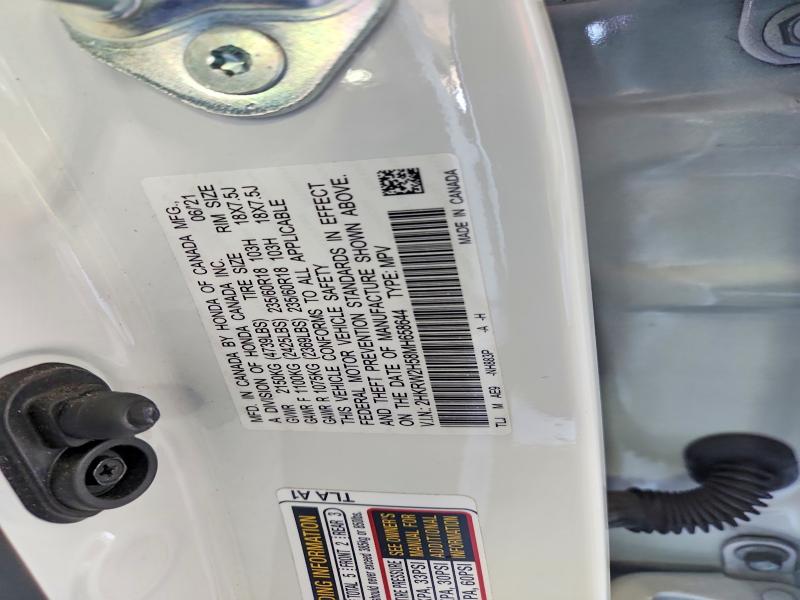 63714376 :رقم المزاد ، 2HKRW2H58MH658644 vin ، 2021 Honda Cr-v مزاد بيع