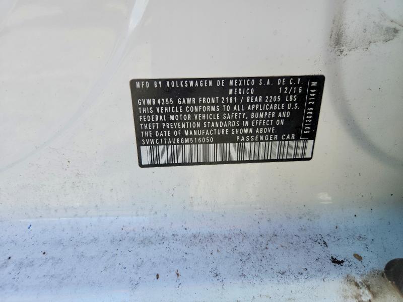 Продаж на аукціоні авто 2016 Volkswagen Golf Sportwagen, vin: 3VWC17AU6GM516050, номер лоту: 63607936