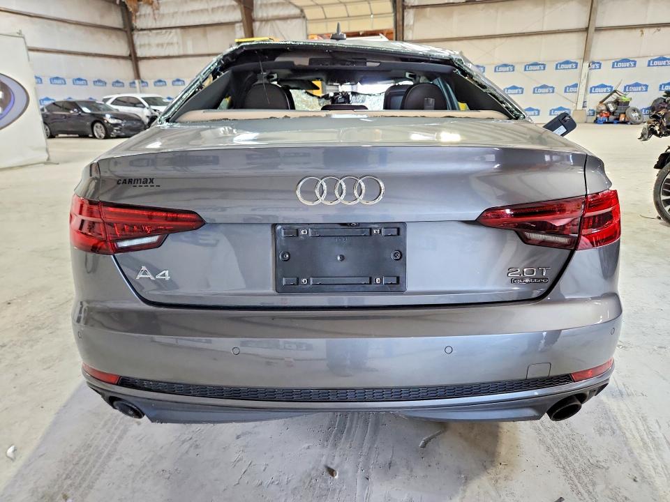 2018 Audi A4 მანქანა იყიდება აუქციონზე, vin: WAUFNAF47JA194871, აუქციონის ნომერი: 62699776
