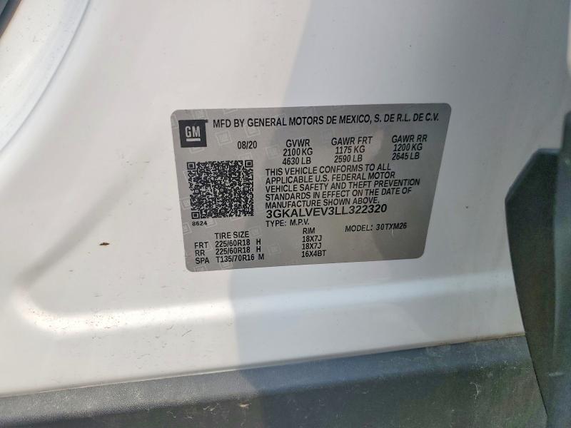 Продажа на аукционе авто 2020 Gmc Terrain, vin: 3GKALVEV3LL322320, номер лота: 64570396