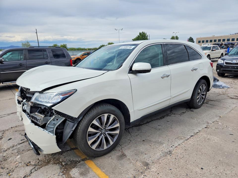 Aukcja sprzedaży 2016 Acura Mdx, vin: 5FRYD4H49GB058205, numer aukcji: 67339116