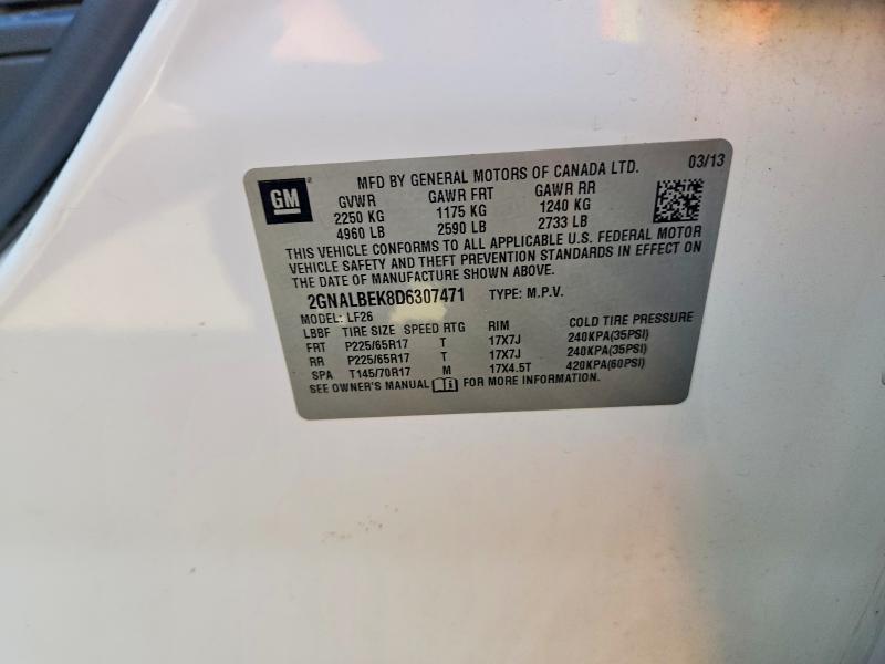Продажа на аукционе авто 2013 Datsun Eqinox, vin: 2GNALBEK8D6307471, номер лота: 64444456