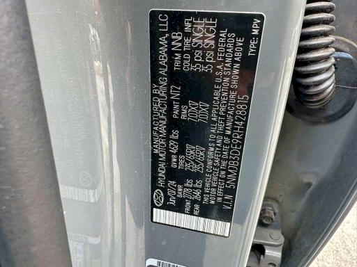2024 Hyundai Tucson მანქანა იყიდება აუქციონზე, vin: 5NMJB3DE9RH428815, აუქციონის ნომერი: 65168956