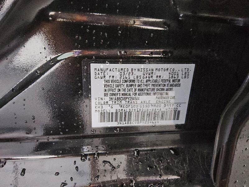 63581206 :رقم المزاد ، 3N1AB8CV8PY254644 vin ، 2023 Nissan Sentra مزاد بيع